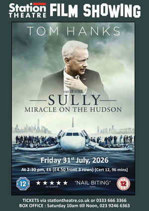 Hayling Island What's On Event Sully: Miracle on the Hudson Poster