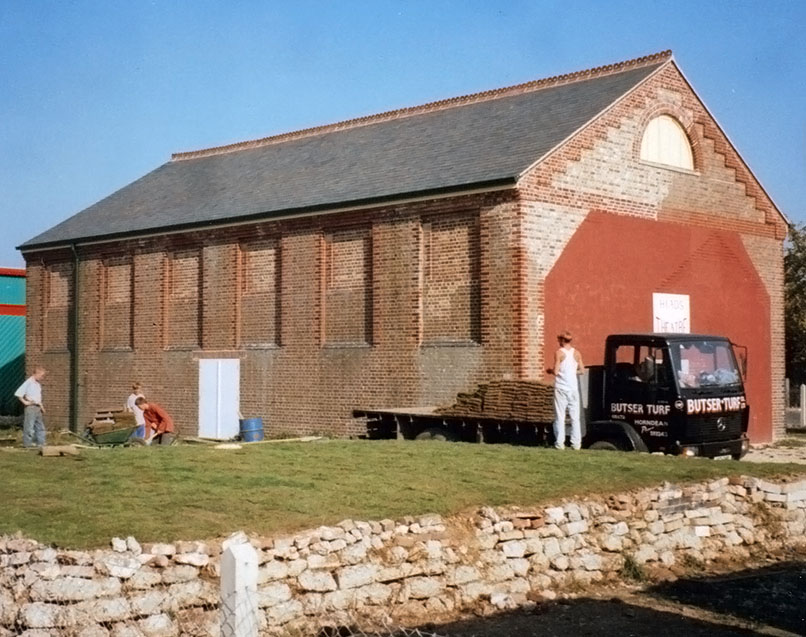 Station Theatre in 1994. Turf Laying